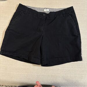 Crown & Ivy Black Bermuda Shorts Casual Style